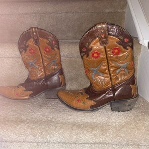 Dan Post Kids Vintage Bluebird Western Boots